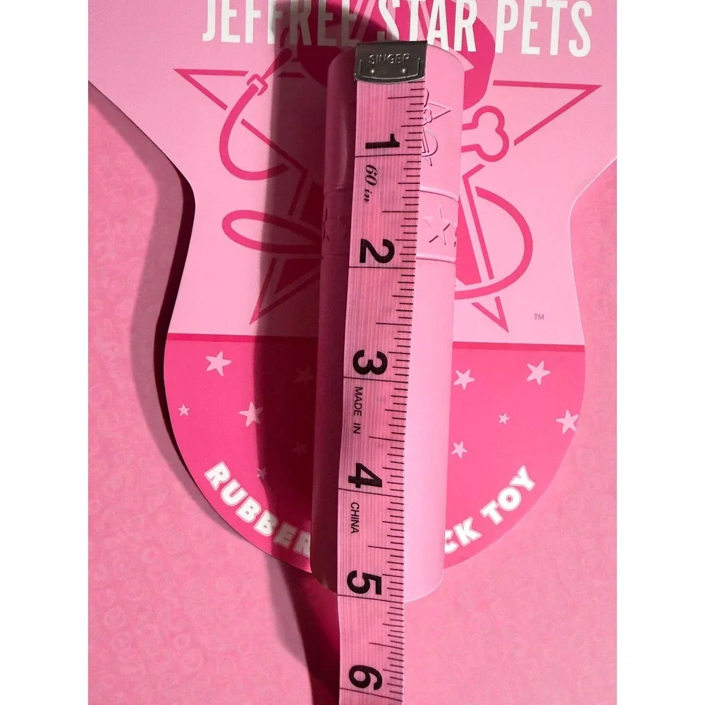 Jeffree‎ Star Pets - Pink Rubber Lipstick Dog Toy, Treat Dispenser - Small Dogs